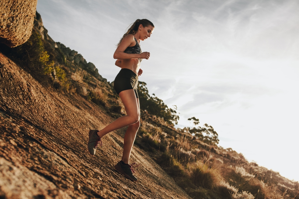 Running downhill training