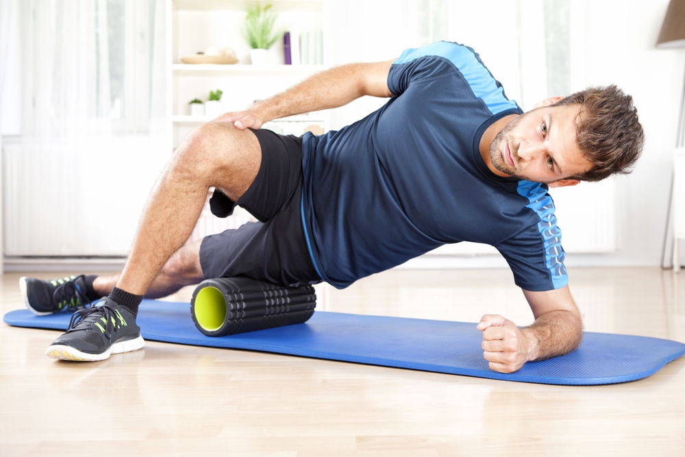 Running recovery, foam rolling