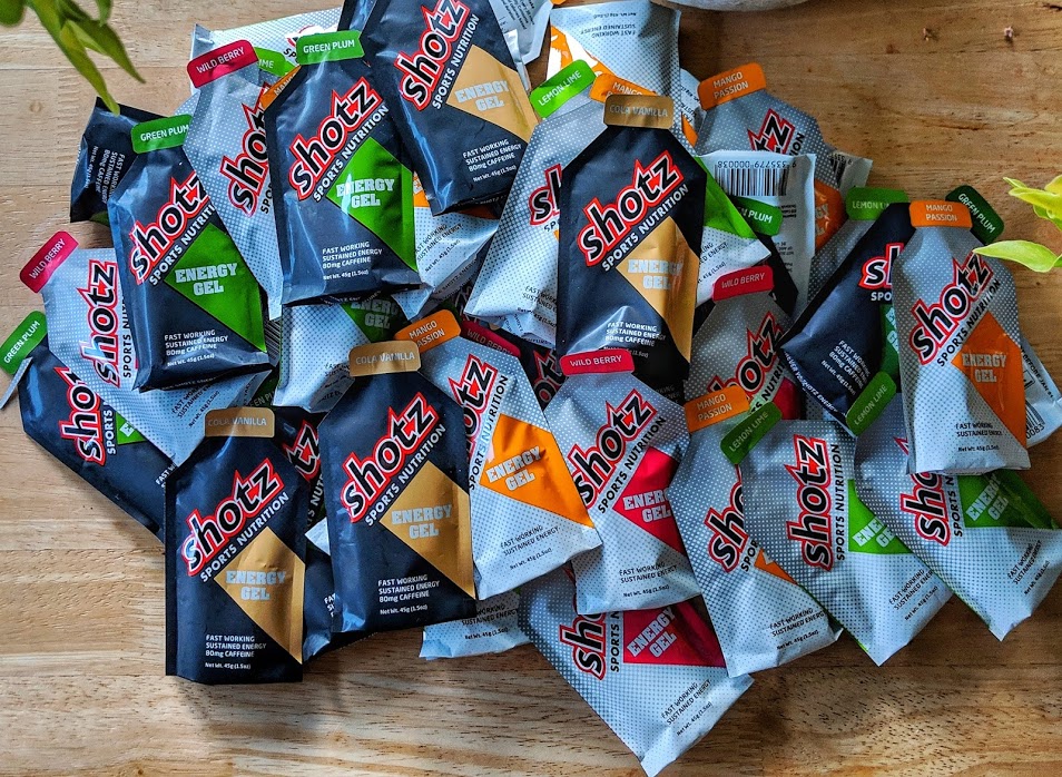 Trail Running Nutrition, Shotz Gels, Energy Gels