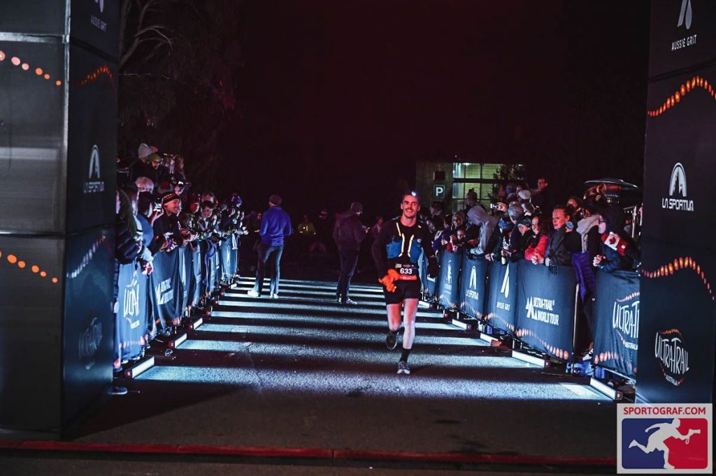 ultra trail australia finish line, uta 100