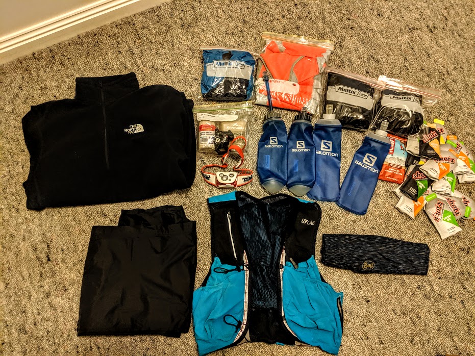 Ultra Marathon Running Pack, Ultra Marathon Items