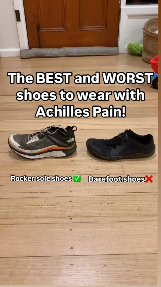 👟👟👟Rocker sole shoes Vs Barefoot shoes🦶🦶🦶

Struggling with Achilles Tendon Pain? Rocker sole shoes can be a great adjunct to reduce Achilles load and keep you running through while rehabbing your Achilles tendon.

#achillesrehab #achillestendon #runningphysio #achillestendonitis